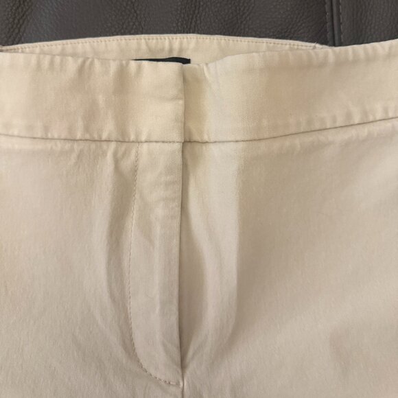 Talbots  Plus Exclusive Chatham Slim Ankle Pants - Solid Gypsom- Curvy Fit - Picture 6 of 8